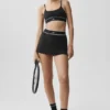 Jupe de tennis Alo Softsculpt « Amp It up » - Noir
