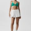 Jupe de tennis Alo Softsculpt Topspin - Blanche