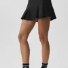 Jupe de tennis Alo Softsculpt Topspin – Noire