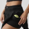 Jupe de tennis Alo Softsculpt Topspin – Noire