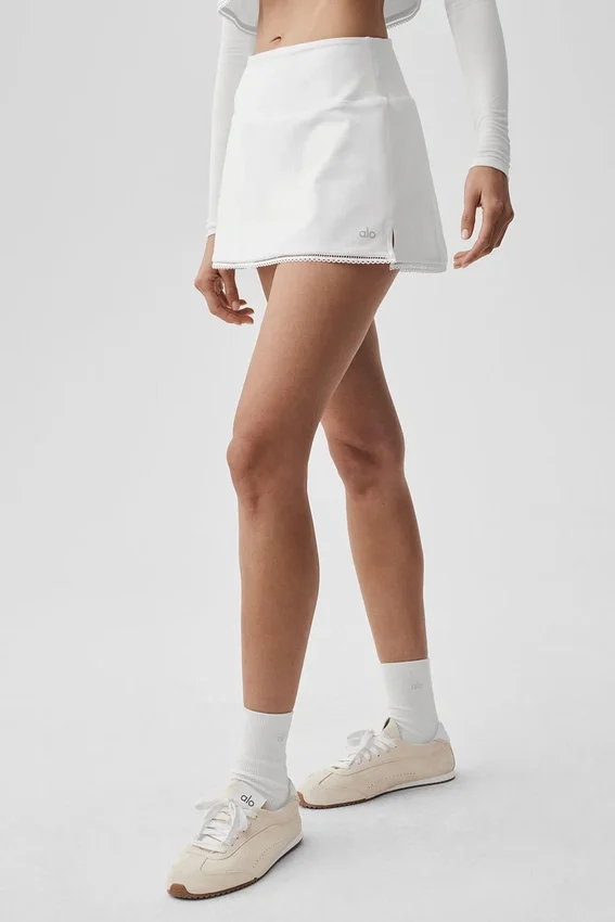 Jupe de tennis Alosoft Affection – Blanc