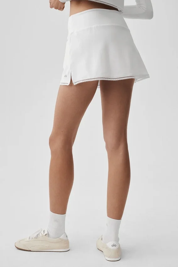 Jupe de tennis Alosoft Affection – Blanc