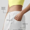 Jupe de tennis Breezy - Blanche