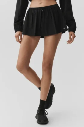 Jupe de tennis Breezy - Noir