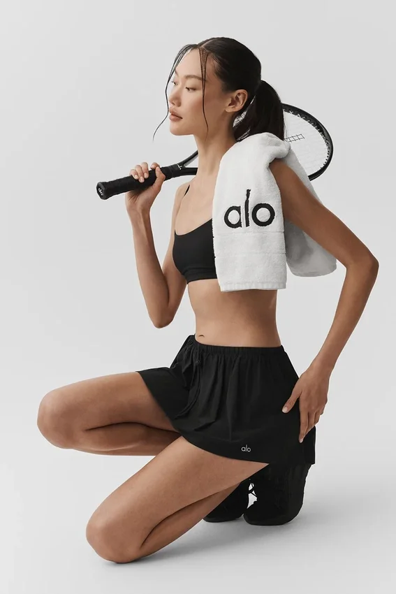 Jupe de tennis Breezy - Noir