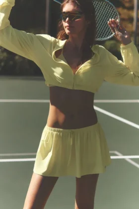 Jupe de tennis Breezy - Sunshine