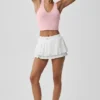Jupe de tennis Double or Nothing - Blanc