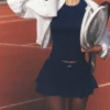 Jupe de tennis « Double or Nothing » – Bleu marine
