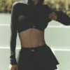 Jupe de tennis « Double or Nothing » - Noire
