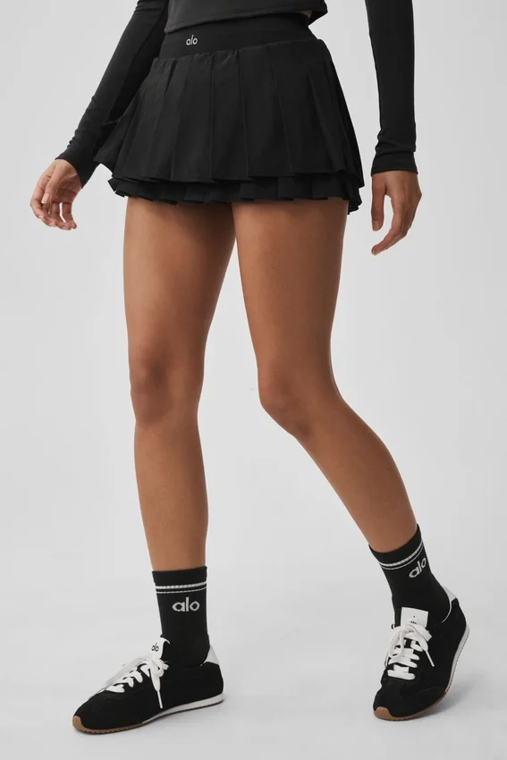 Jupe de tennis « Double or Nothing » - Noire