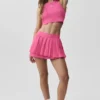 Jupe de tennis Double or Nothing - Rose paradis