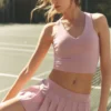 Jupe de tennis Double or Nothing - Rose vintage