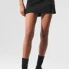 Jupe de tennis « Good Form » à taille haute et effet Airbrush - Noir
