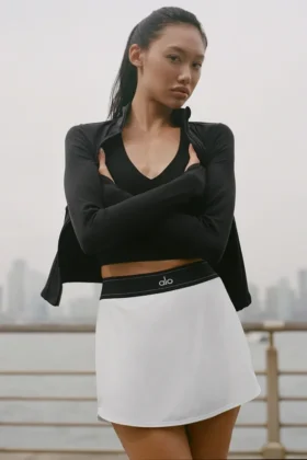 Jupe de tennis Match Point - Blanche