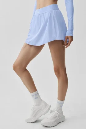 Jupe de tennis Match Point - Bleu Provence clair