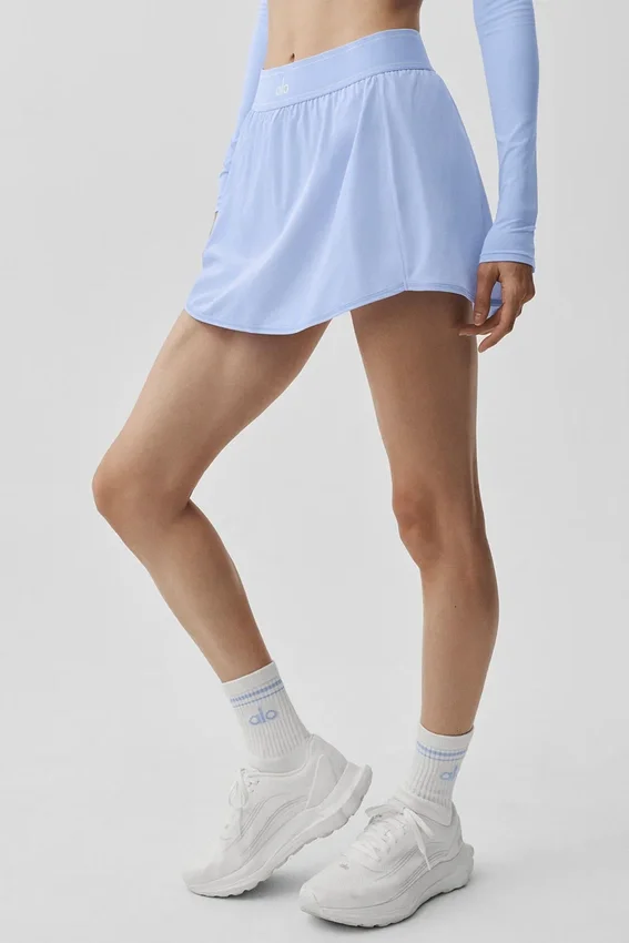 Jupe de tennis Match Point - Bleu Provence clair