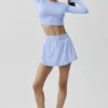 Jupe de tennis Match Point - Bleu Provence clair