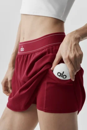 Jupe de tennis Match Point – Rouge « Summer Romance »