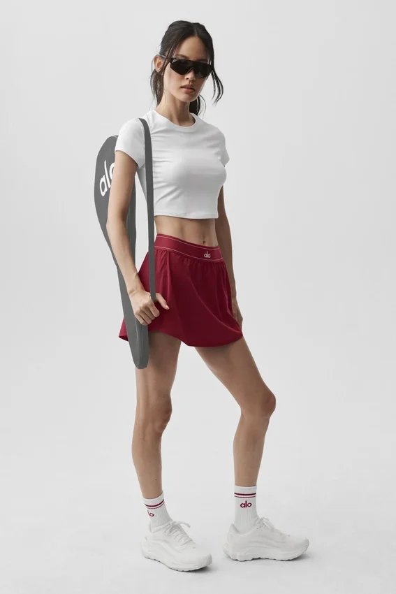 Jupe de tennis Match Point - Rouge « Summer Romance »