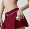 Jupe de tennis taille basse « Amp It up » – Rouge « Summer Romance »