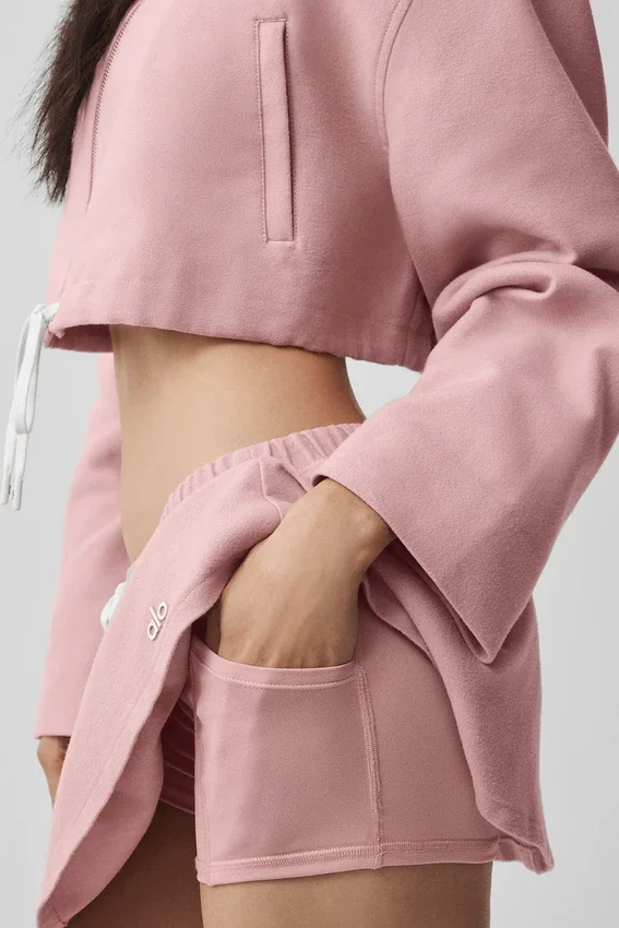 Jupe micro taille basse « Fan Favorite » - Rose vintage