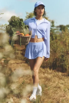 Jupe-short Unmatched – Bleu Provence clair
