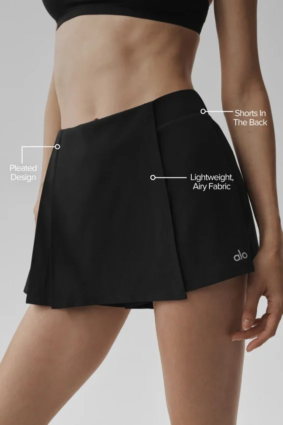 Jupe-short Unmatched – Noir