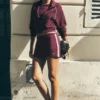 Jupe Track Star – Bordeaux