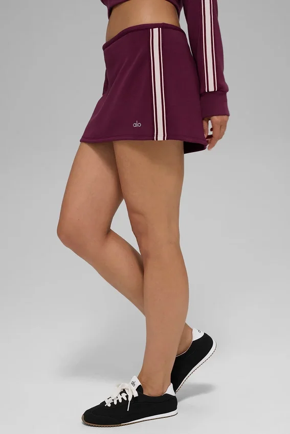 Jupe Track Star – Bordeaux