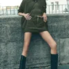 Jupe Work It – Vert olive