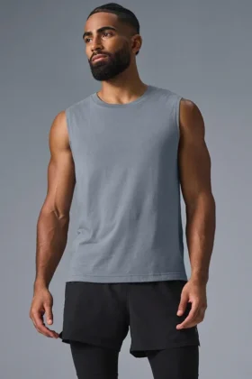 Le débardeur Triumph Muscle – Gris acier
