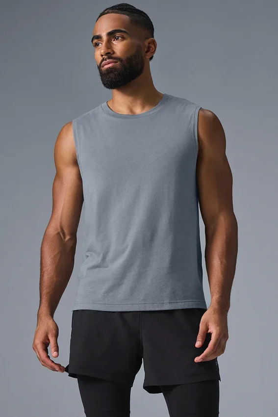 Le débardeur Triumph Muscle – Gris acier