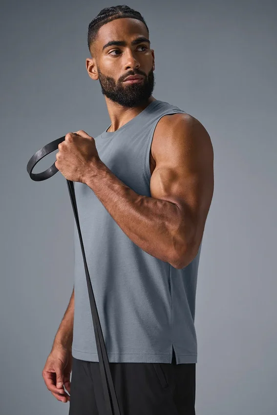 Le débardeur Triumph Muscle – Gris acier