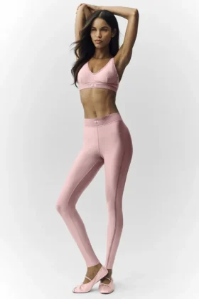 Legging 7/8 Mirage de la gamme Airlift – Rose champagne