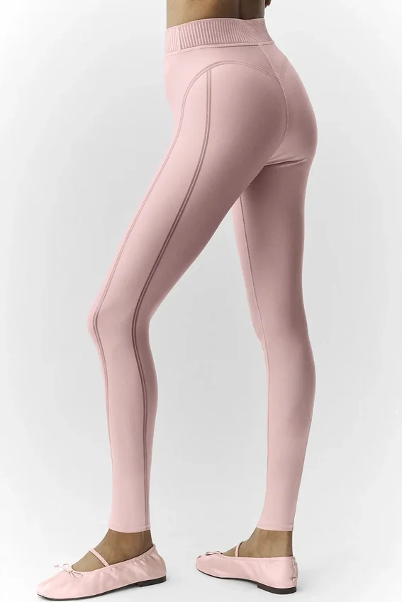Legging 7/8 Mirage de la gamme Airlift – Rose champagne
