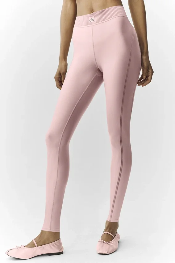 Legging 7/8 Mirage de la gamme Airlift – Rose champagne
