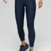 Legging 7/8 à taille High-Waist Airlift Strength - Bleu marine