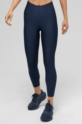 Legging 7/8 à taille High-Waist Airlift Strength - Bleu marine
