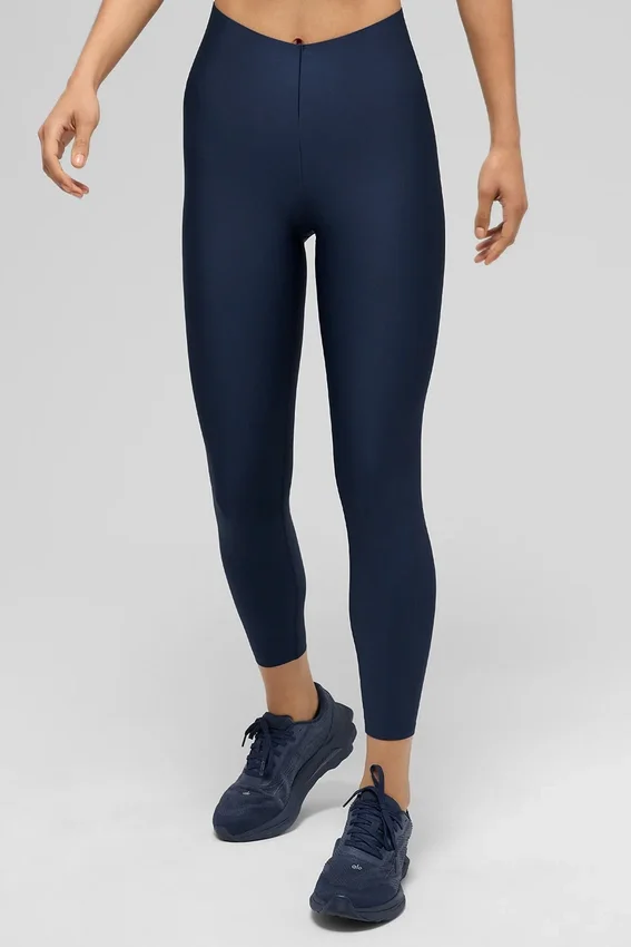 Legging 7/8 à taille High-Waist Airlift Strength - Bleu marine