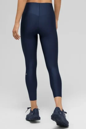 Legging 7/8 à taille High-Waist Airlift Strength – Bleu marine