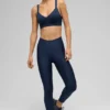 Legging 7/8 à taille High-Waist Airlift Strength - Bleu marine