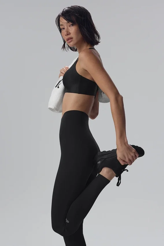 Legging « Airlift Strength » à taille très haute et longueur 7/8 - Noir