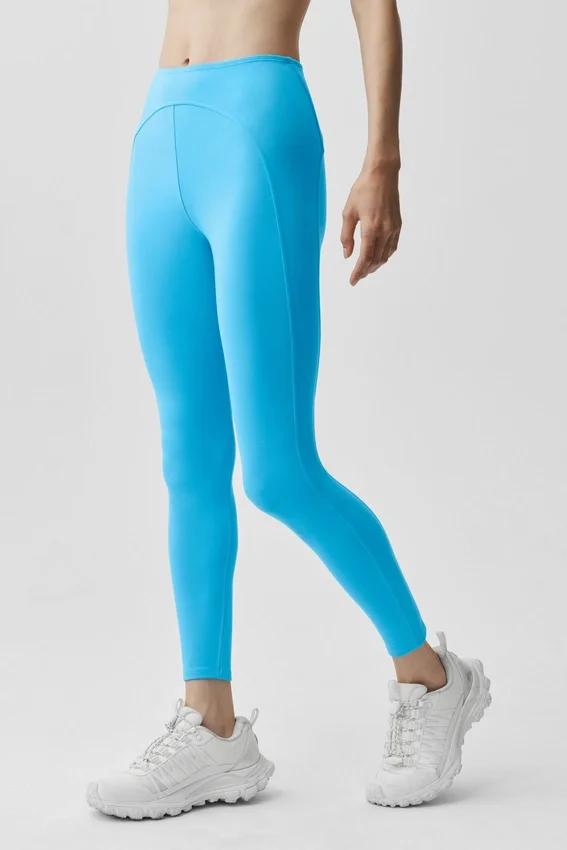 Legging Alo Softsculpt High-Waist 7/8 Superset - Bleu azur