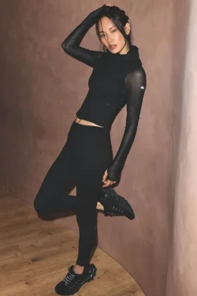 Legging Alo Softsculpt High-Waist 7/8 Superset - Noir