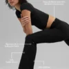 Legging Alo Softsculpt High-Waist 7/8 évasé - Noir