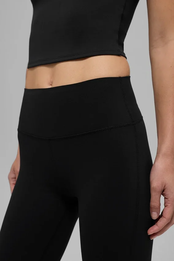 Legging Alo Softsculpt High-Waist 7/8 évasé - Noir
