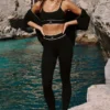 Legging Alo Softsculpt High-Waist « Amp It up » - Noir