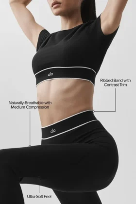 Legging Alo Softsculpt High-Waist « Amp It up » – Noir