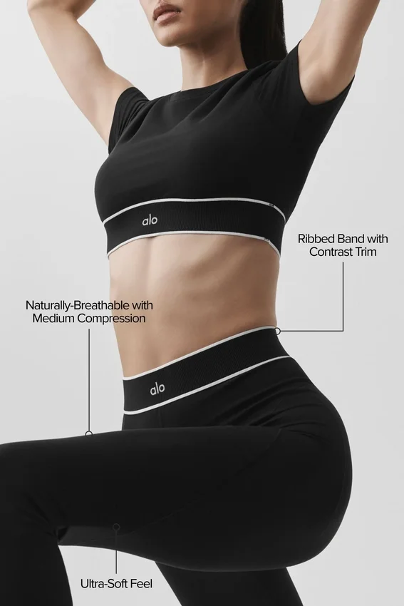 Legging Alo Softsculpt High-Waist « Amp It up » - Noir