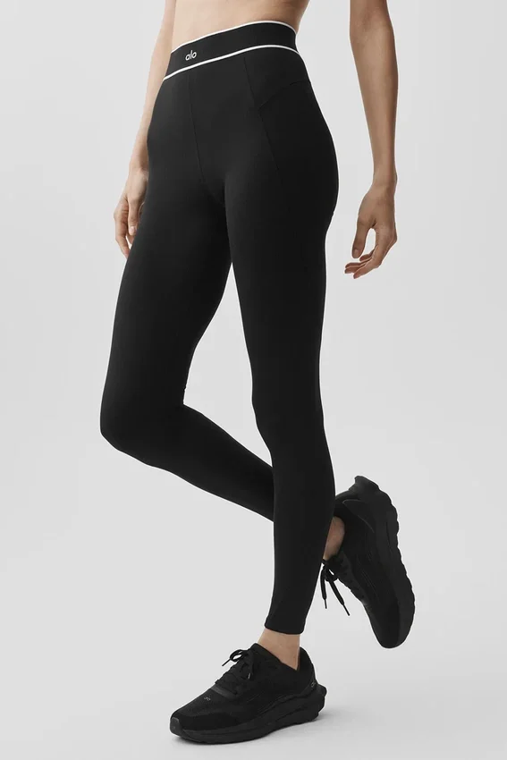 Legging Alo Softsculpt High-Waist « Amp It up » - Noir